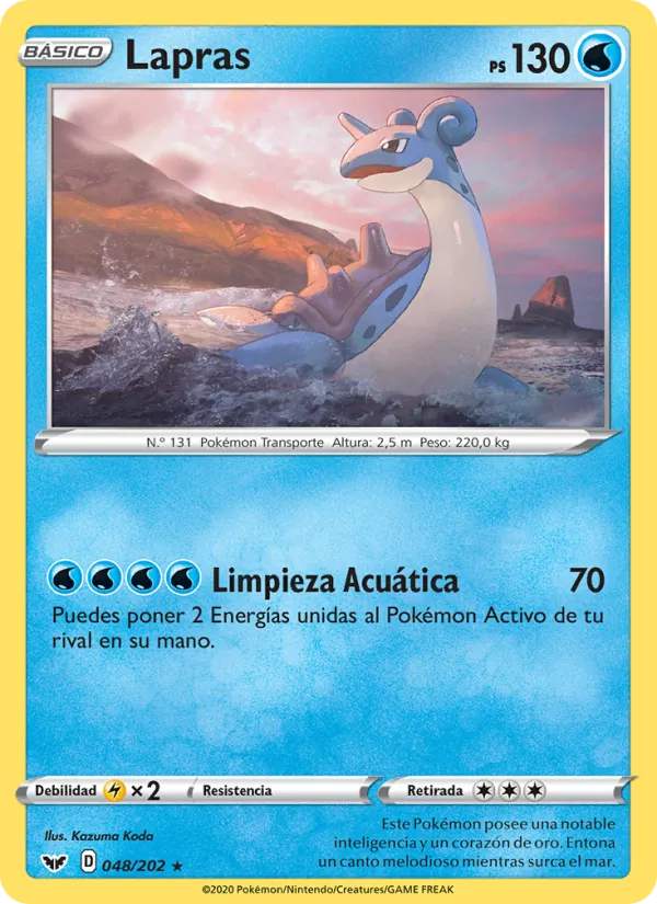 Lapras Espada y Escudo 48/202
