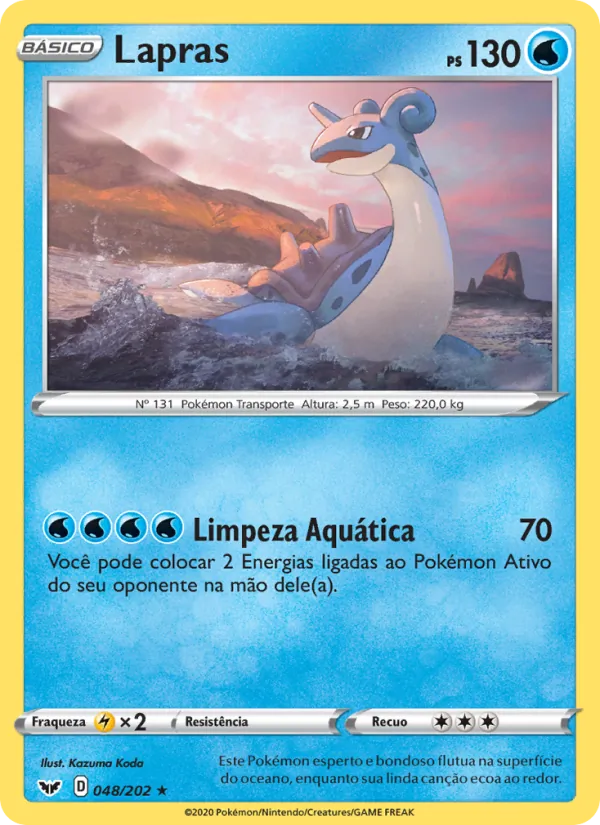 Lapras Espada e Escudo 48/202
