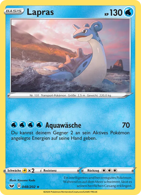 Lapras Schwert & Schild 48/202