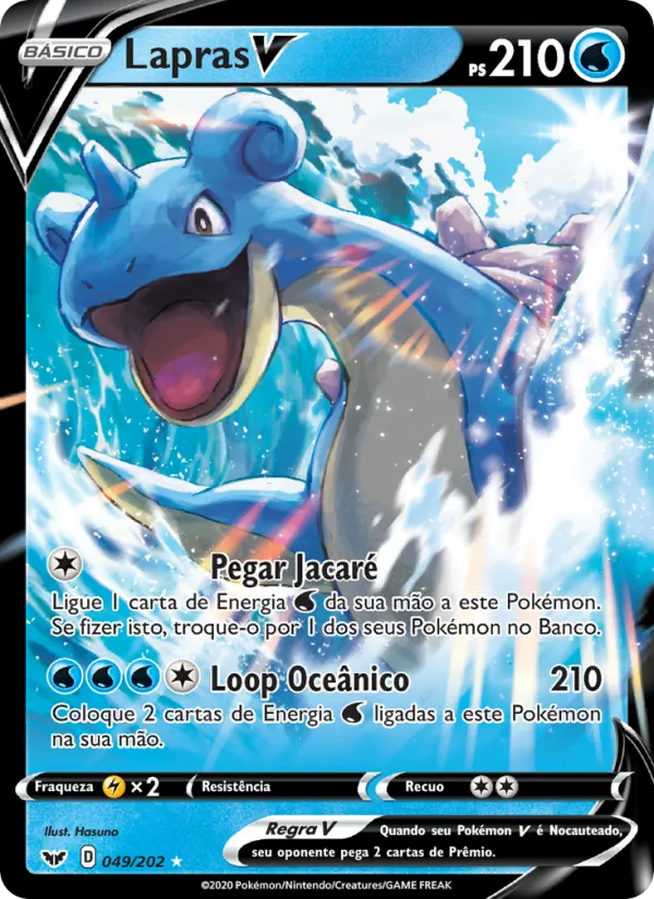 Lapras V Espada e Escudo 49/202