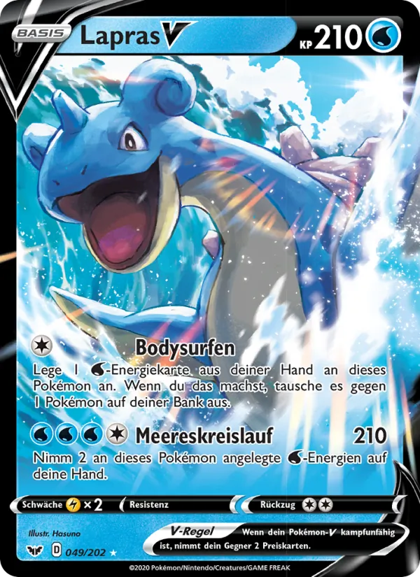 Lapras V Schwert & Schild 49/202