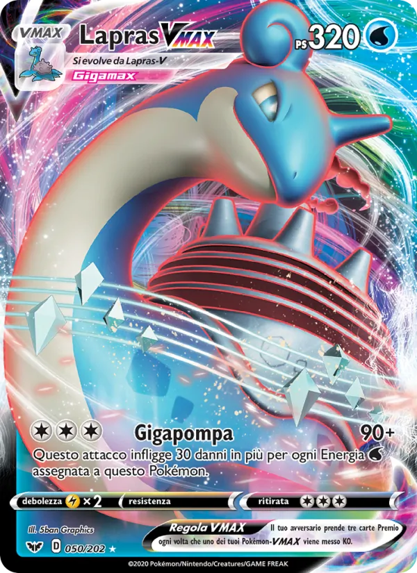 Lapras VMAX Spada e Scudo 50/202