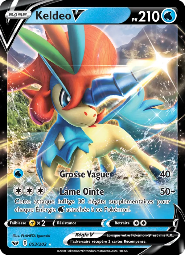 Keldeo V Épée et Bouclier 53/202