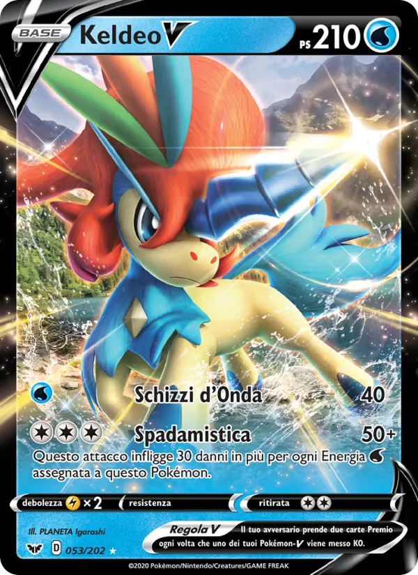 Keldeo V Spada e Scudo 53/202