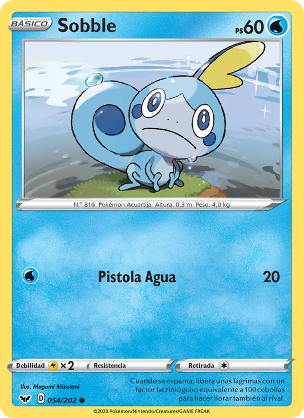 Sobble Espada y Escudo 54/202