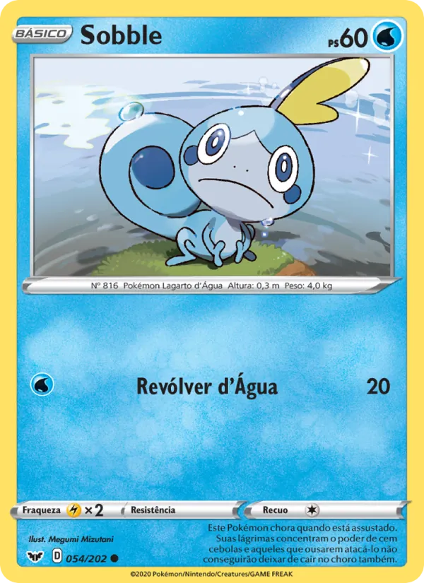 Sobble Espada e Escudo 54/202