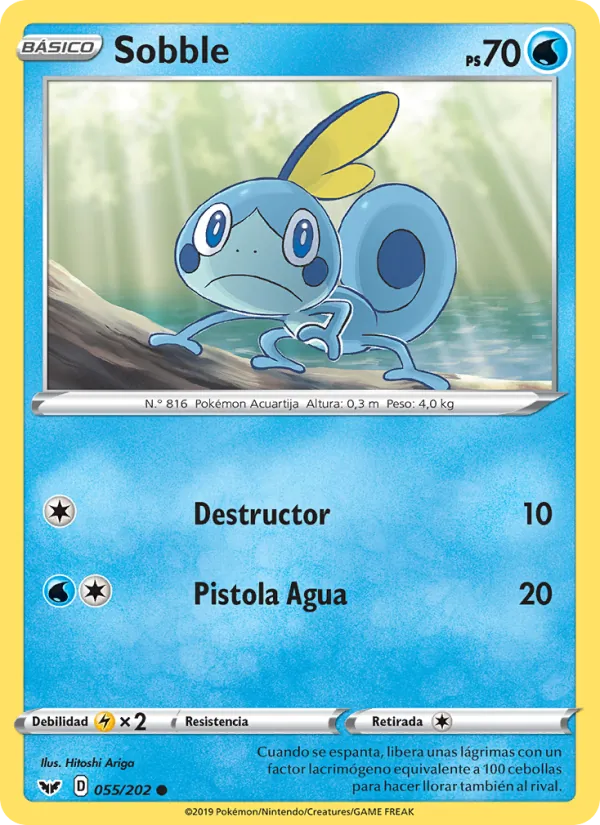 Sobble Espada y Escudo 55/202