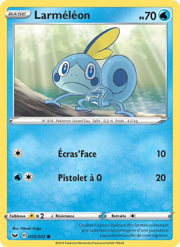 Larméléon Épée et Bouclier 55/202