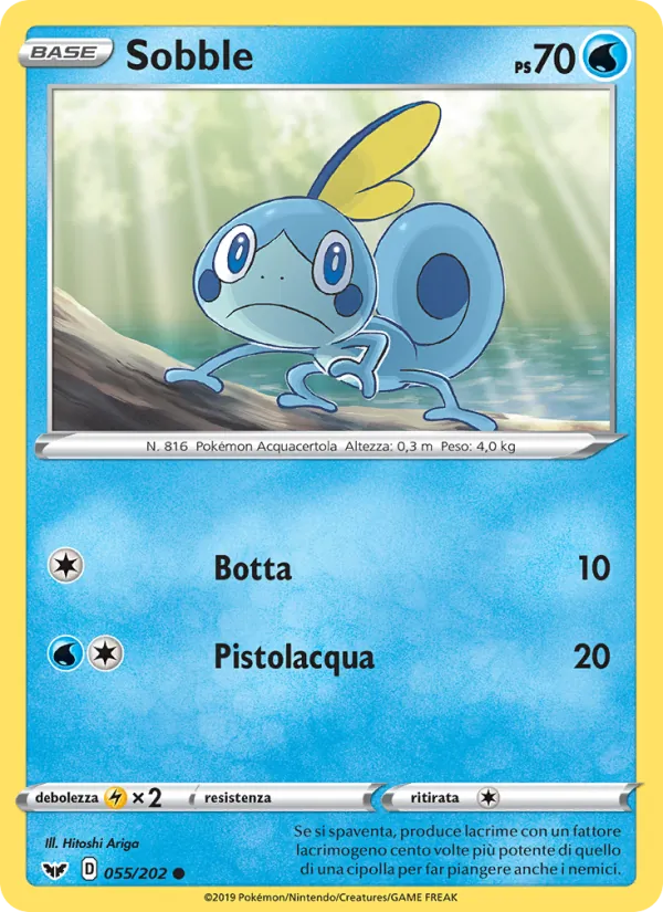 Sobble Spada e Scudo 55/202