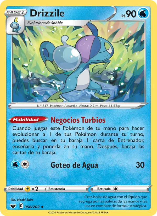 Drizzile Espada y Escudo 56/202