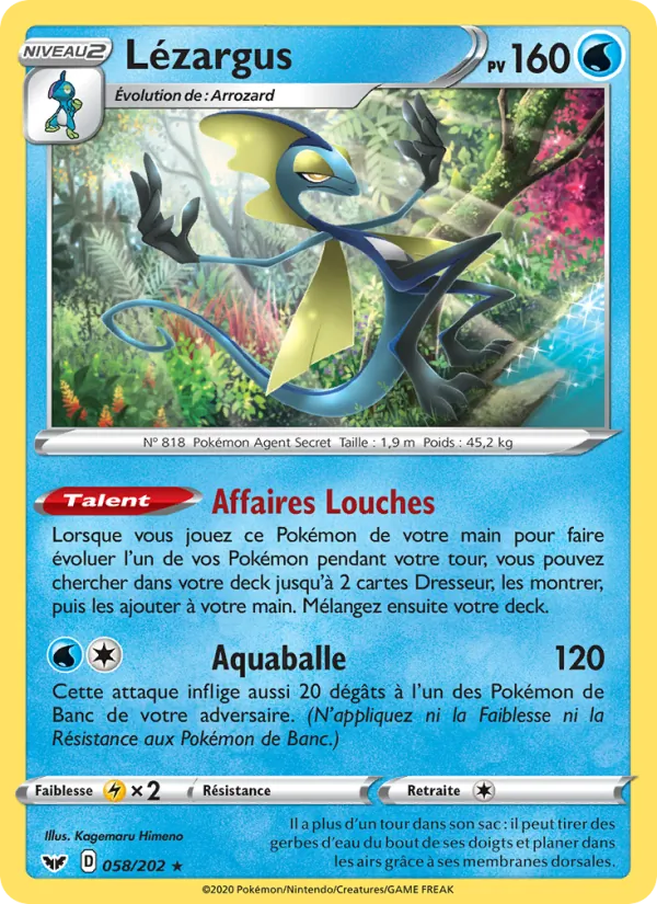 Lézargus Épée et Bouclier 58/202