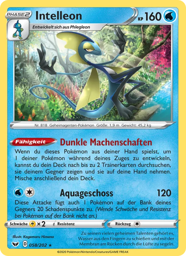 Intelleon Schwert & Schild 58/202