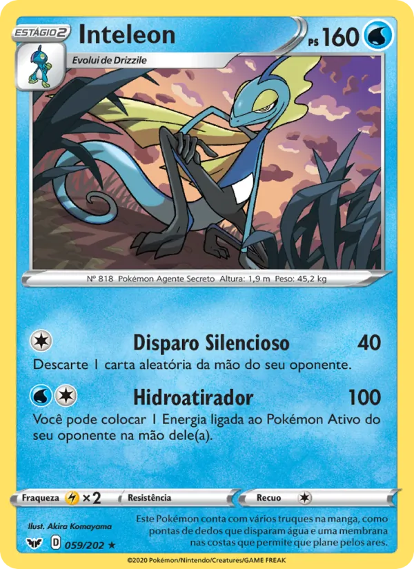 Inteleon Espada e Escudo 59/202