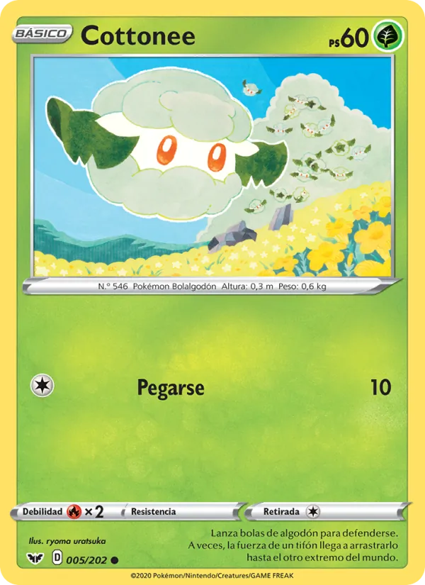Cottonee Espada y Escudo 5/202