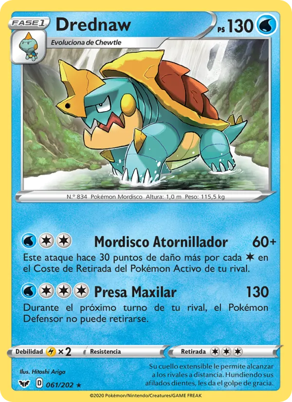 Drednaw Espada y Escudo 61/202