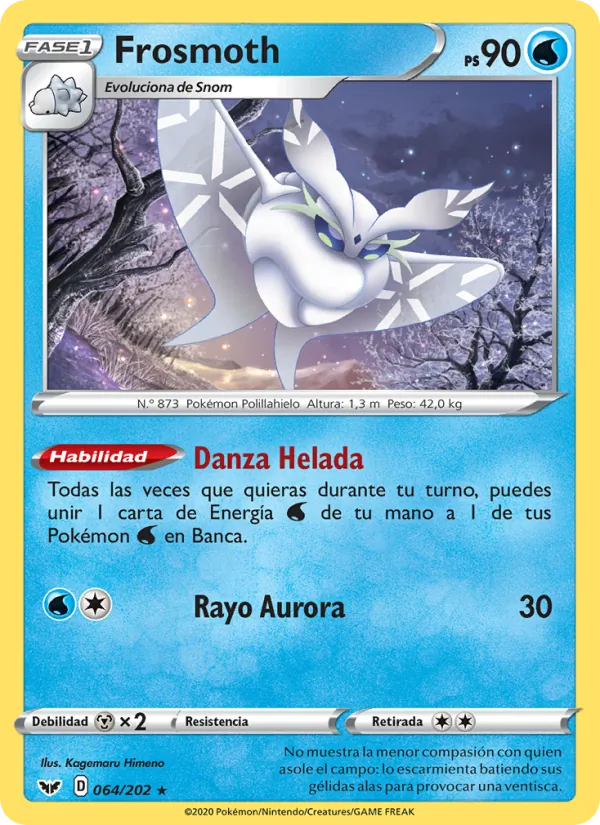 Frosmoth Espada y Escudo 64/202