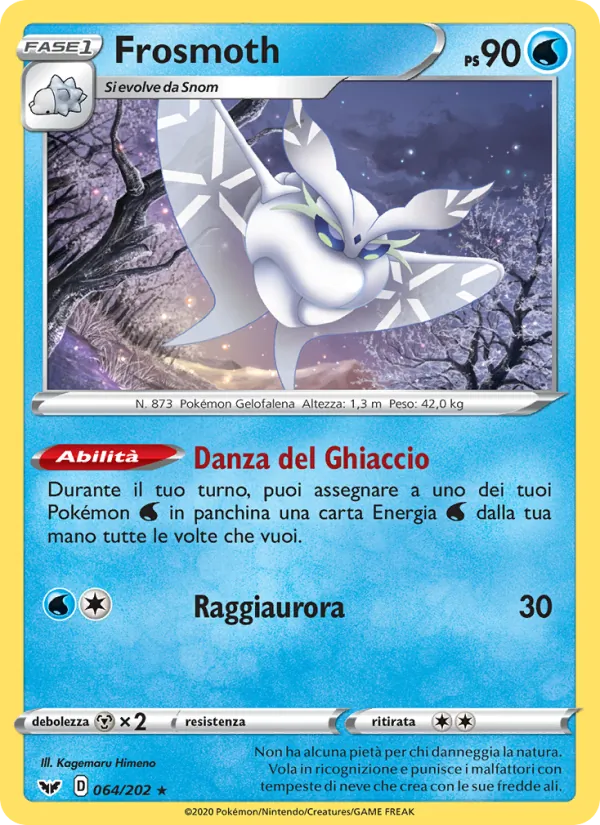 Frosmoth Spada e Scudo 64/202