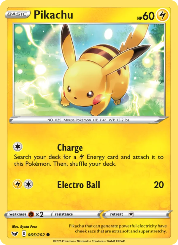 Pikachu Sword & Shield 65/202