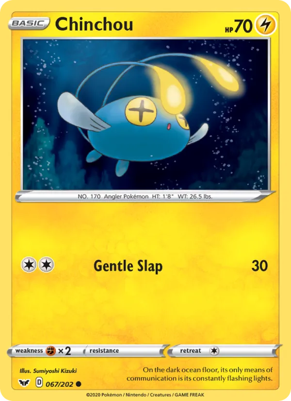 Chinchou Sword & Shield 67/202