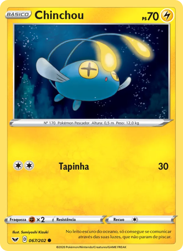 Chinchou Espada e Escudo 67/202