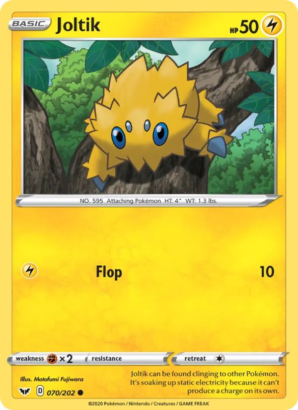 Joltik Sword & Shield 70/202