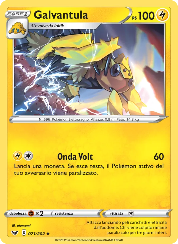 Galvantula Spada e Scudo 71/202