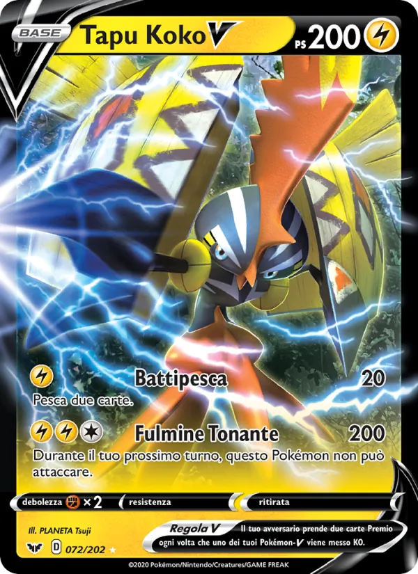 Tapu Koko V Spada e Scudo 72/202