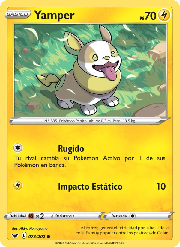 Yamper Espada y Escudo 73/202