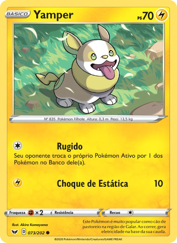 Yamper Espada e Escudo 73/202