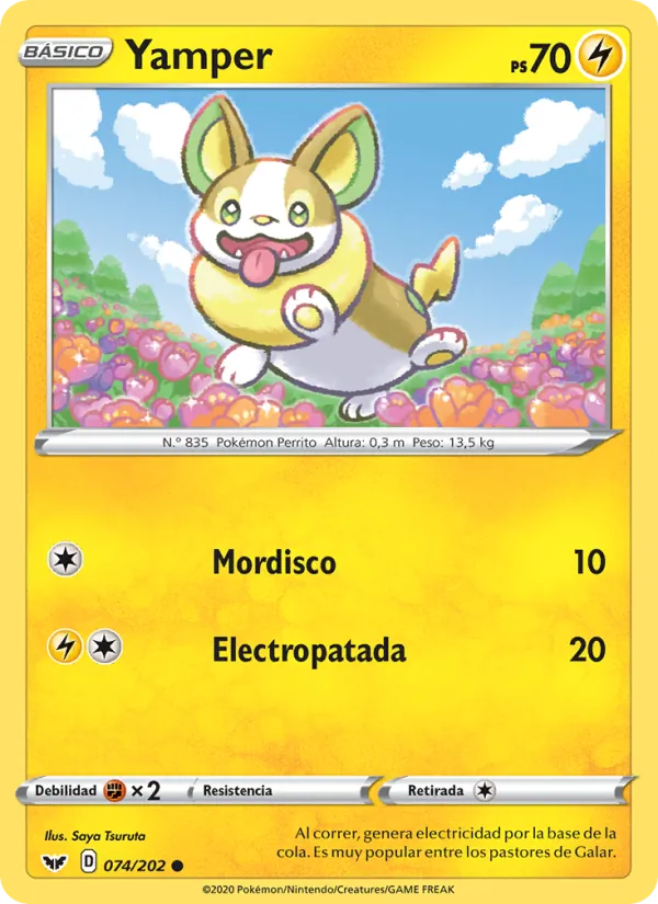 Yamper Espada y Escudo 74/202