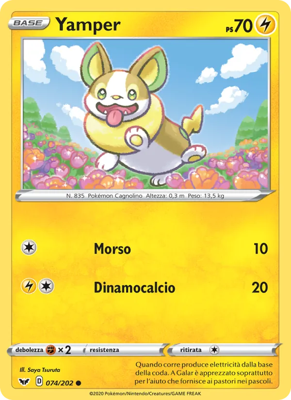 Yamper Spada e Scudo 74/202