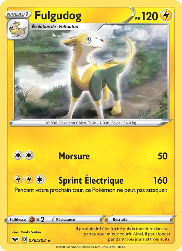 Fulgudog Épée et Bouclier 76/202