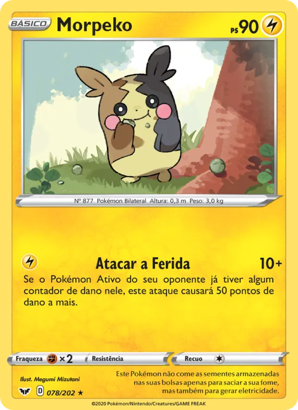 Morpeko Espada e Escudo 78/202