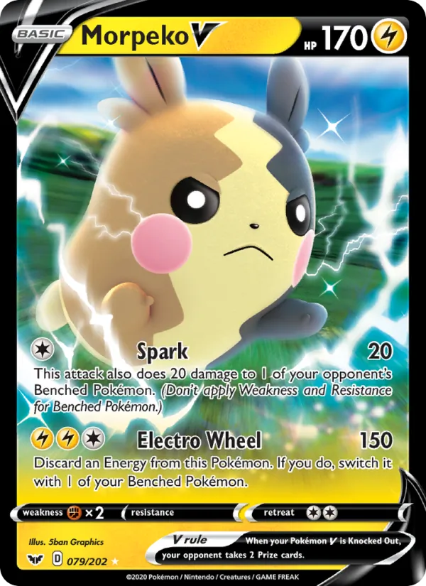 Morpeko V Sword & Shield 79/202