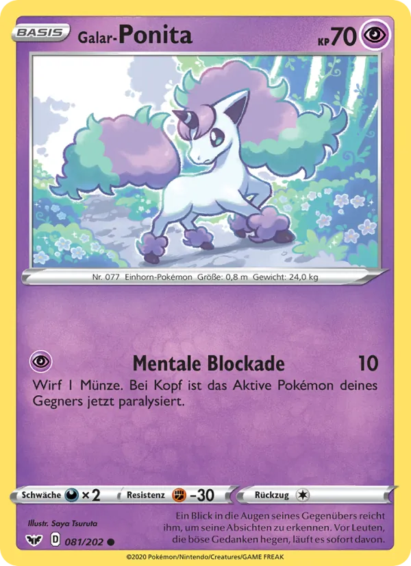 Galar-Ponita Schwert & Schild 81/202