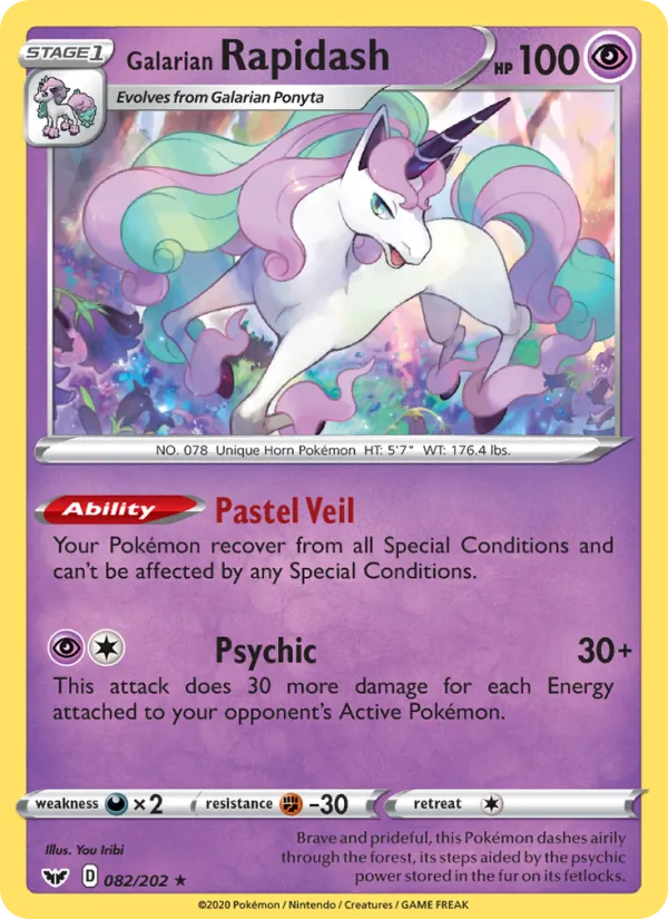 Galarian Rapidash Sword & Shield 82/202