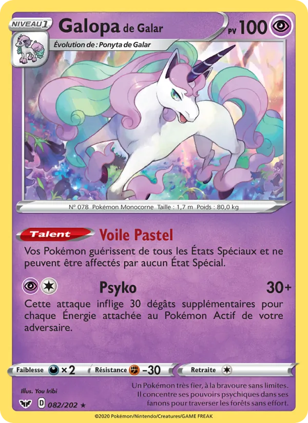 Galopa de Galar Épée et Bouclier 82/202
