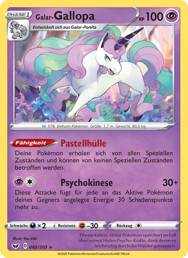 Galar-Gallopa Schwert & Schild 82/202