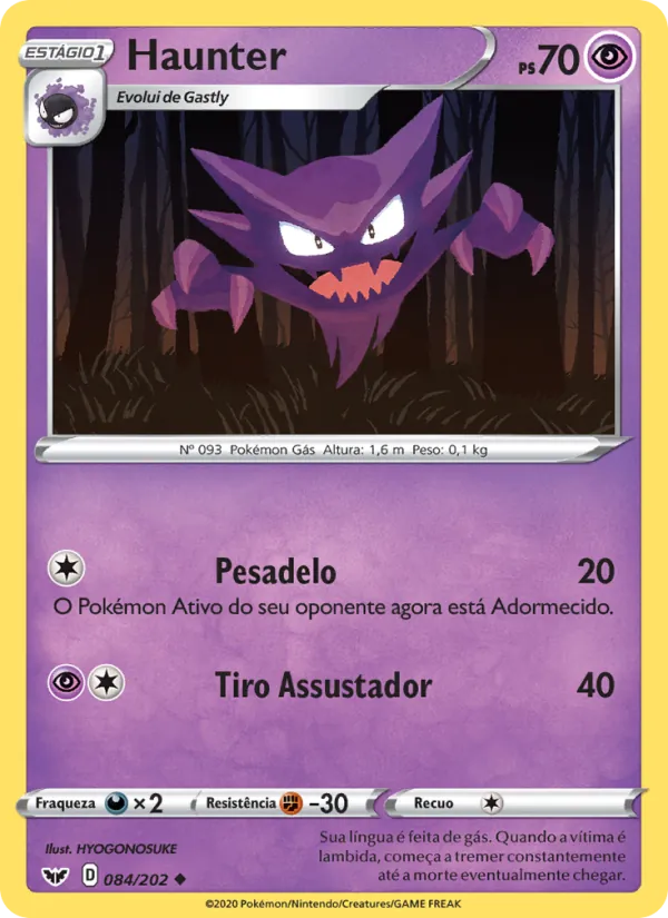 Haunter Espada e Escudo 84/202