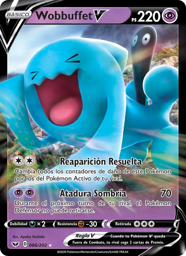 Wobbuffet V Espada y Escudo 86/202