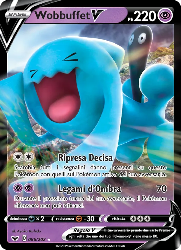 Wobbuffet V Spada e Scudo 86/202