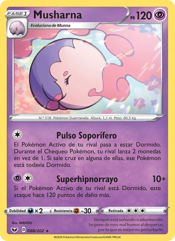 Musharna Espada y Escudo 88/202