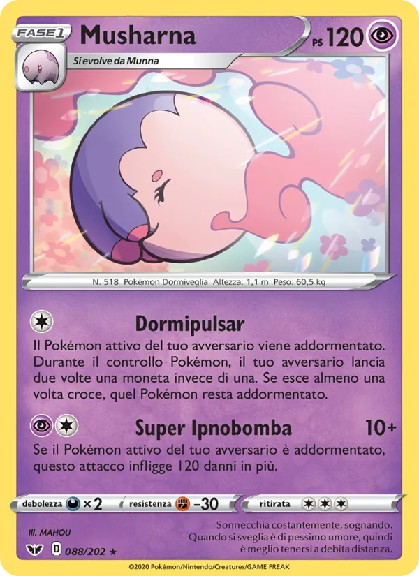 Musharna Spada e Scudo 88/202