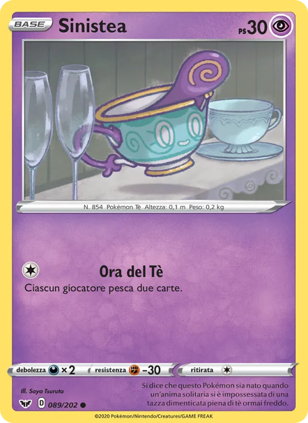 Sinistea Spada e Scudo 89/202