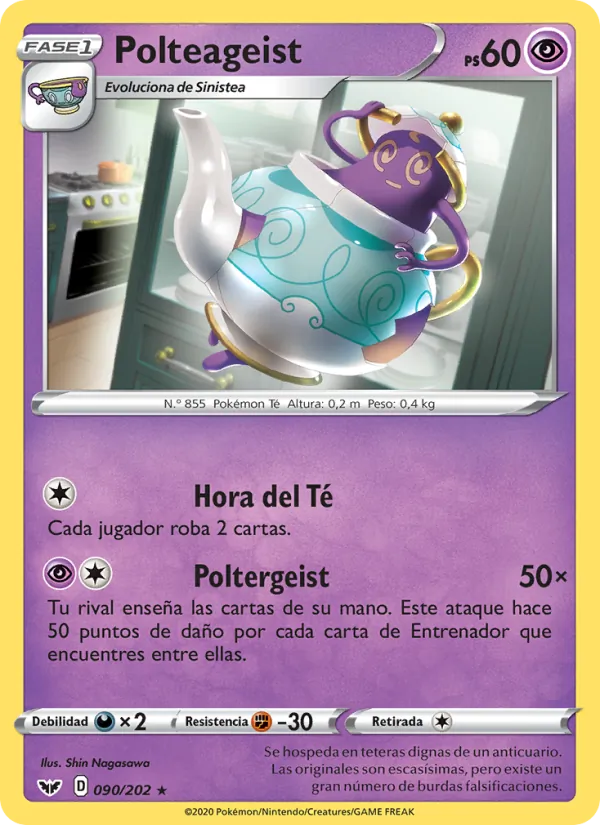 Polteageist Espada y Escudo 90/202