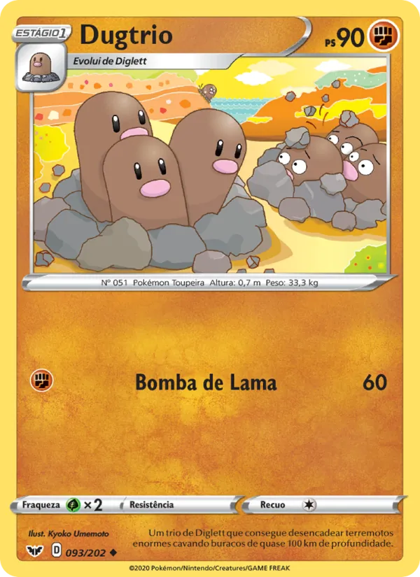 Dugtrio Espada e Escudo 93/202