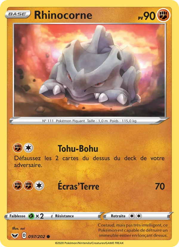 Rhinocorne Épée et Bouclier 97/202