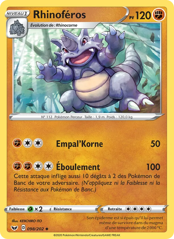Rhinoféros Épée et Bouclier 98/202