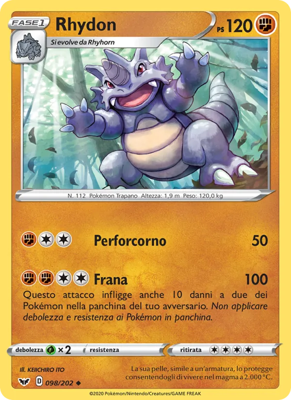 Rhydon Spada e Scudo 98/202