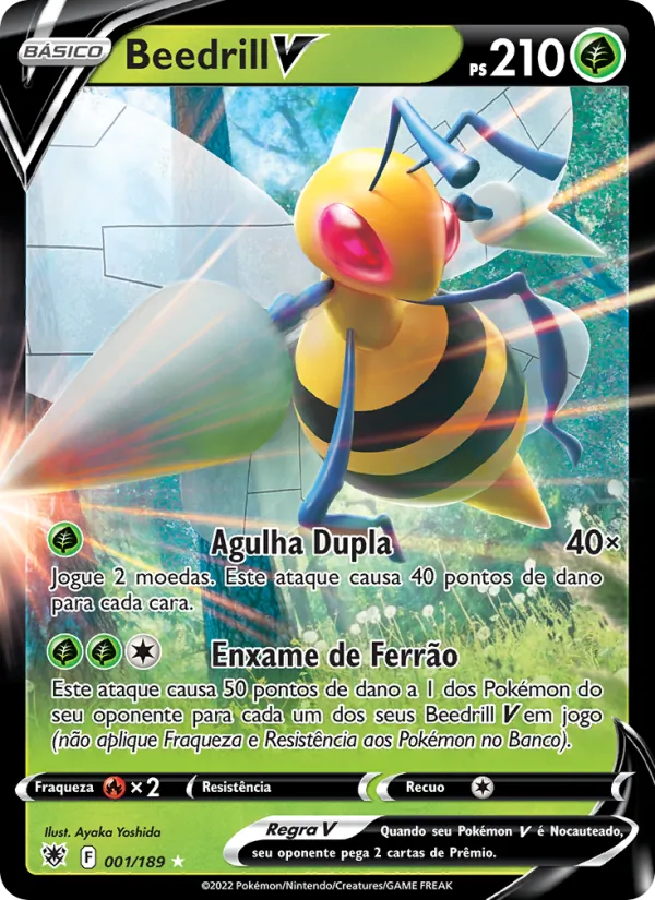Beedrill V Estrelas Radiantes 001/189